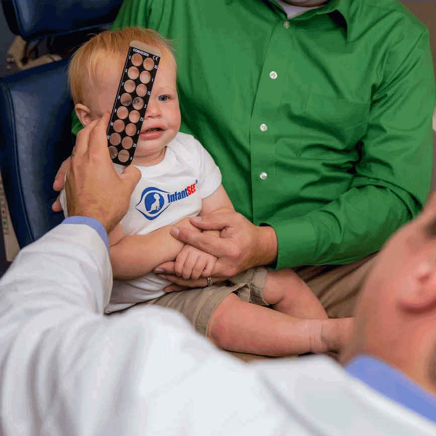 Infantsee eye exam at Clompus Reto and Halscheid Vision - West Chester